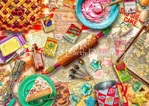 Aimee Stewart �N���X�X�e�b�` �}�� �h���イ �`���[�g �y The Nostalgic Baker �z Heaven And Earth Designs �㋉�� �p���� �p�������� �x�[�J���[