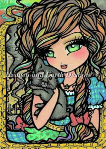 Hannah Lynn �N���X�X�e�b�` �}�� �h���イ �`���[�g �y QS Home Sweet Home Dorothy �z Heaven And Earth Designs �C�O �㋉��