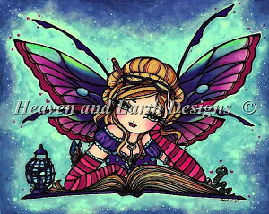 Hannah Lynn NXXeb` } hイ `[g y Bookworm Fairy z Heaven And Earth Designs CO A ㋉ tFA[ d