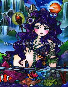 Hannah Lynn �N���X�X�e�b�` �}�� �h���イ �`���[�g �y Hidden Treasures �z Heaven And Earth Designs �C�O �A�� �㋉�� �l�� �}�[���C�h