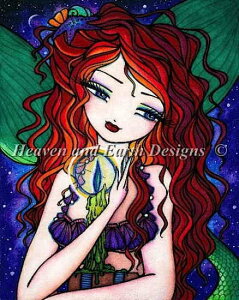 Hannah Lynn �N���X�X�e�b�` �}�� �h���イ �`���[�g �y Tellulah�fs Treasures �z Heaven And Earth Designs �A�� �㋉�� �l�� �}�[���C�h