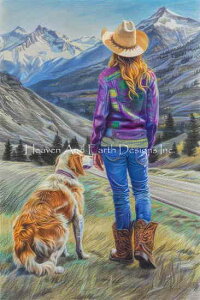 Ray Powers NXXeb` } hイ `[g y Colorful Cowgirl z Heaven And Earth Designs A ㋉ JEK[   Ck hbO