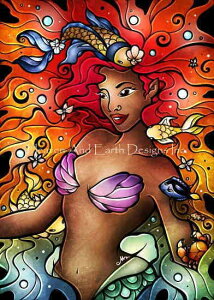 Mandie Manzano �N���X�X�e�b�` �}�� �h���イ �`���[�g �y Sea It Doesnt Matter �z Heaven And Earth Designs �A�� �㋉�� �}�[���C�h �l��