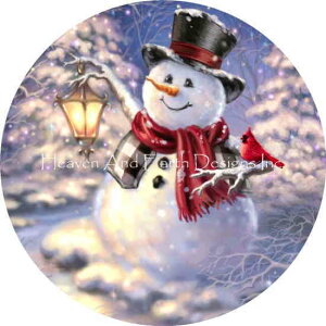 Dona Gelsinger �N���X�X�e�b�` �}�� �h���イ �`���[�g �y Ornament Winter Magic DG �z Heaven And Earth Designs �㋉�� �X�m�[�}�� �N���X�}�X