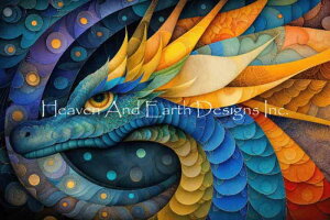 Dragon Muse �N���X�X�e�b�` �}�� �h���イ �`���[�g �y Hue The Dragon �z Heaven And Earth Designs �㋉�� ��m