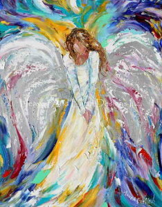 Karen Tarlton NXXeb` } hイ `[g y Guardian Angel KT z Heaven And Earth Designs A ㋉ Vg GWF