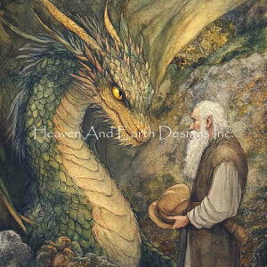 The Solo Collection クロスステッチ 図案 刺しゅう チャート 【 Solo Old Friends 】 Heaven And Earth Designs 輸入 上級者 ドラゴン 竜 龍