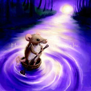 Rachael Blackwell �N���X�X�e�b�` �}�� �h���イ �`���[�g �y An Adventurous Mouse �z Heaven And Earth Designs �A�� �㋉�� �˂��� �l�Y�~ �l �`�� �� �D�o �D