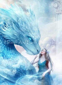 Jena Della Grottaglia-Maldonaldo クロスステッチ 図案 刺しゅう チャート 【 Dragoness Of Compassion 】 Heaven And Earth Designs 輸入 上級者 ドラゴン 龍 竜