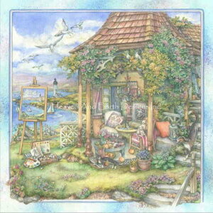 Kim Jacobs �N���X�X�e�b�` �}�� �h���イ �`���[�g �y Seaside Gazebo �z Heaven And Earth Designs �A�� �㋉�� ���i �C �i�F