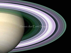 NASA Images �N���X�X�e�b�` �}�� �h���イ �`���[�g �y Saturn Radio Occultation �z Heaven And Earth Designs �A�� �㋉�� �F�� �f��