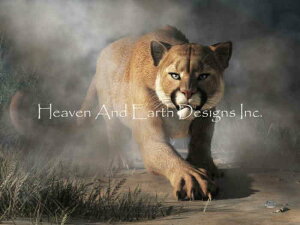 Heaven And Earth Designs �N���X�X�e�b�`�}�� HAED �`���[�g �yCougar Is Gonna Get You�z ESKRIDGE, DANIEL