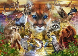 Ciro Marchetti NXXeb`hイ`[g HAED } ySupersized North American Mammals Max Colorsz Heaven And Earth Designs