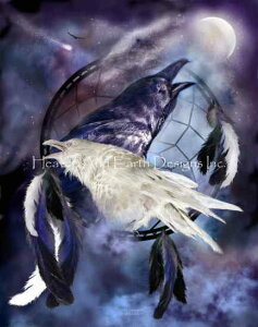 HAED NXXeb`hイ`[g Heaven And Earth Designs } yMini The White Ravenz Carol Cavalaris