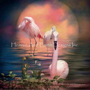 HAED NXXeb`hJ`[g Heaven And Earth Designs } y Where Wild Flamingo Grow Request A Size 2 z Carol Cavalaris t~S ӂ݂