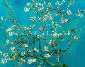 Vincent Van GoughitBZgEt@ESbzj  |p pi HAED NXXeb`hJ`[g Heaven And Earth Designs } yAlmond Blossom Blue Max Colors-ԍ炭A[h̖؂̎}-z