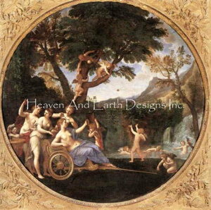 Francesco Albani �t�����`�F�X�R�E�A���o�[�j ���� �ySpring FA�z HAED �N���X�X�e�b�`�h���イ�`���[�g Heaven And Earth Designs �}��