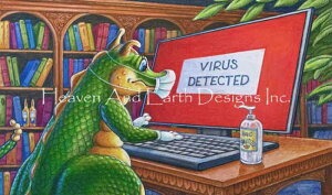Randal Spangler NXXeb`hJ`[g HAED } yMini Virus Detectedz Heaven And Earth Designs