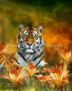 Carol Cavalaris NXXeb`hJ`[g HAED } yMini Wild Tigersz Heaven And Earth Designs