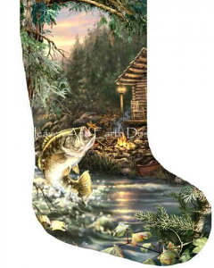 Dona Gelsinger NXXeb`hイ`[g HAED } yStocking Gone Fishinz Heaven And Earth Designs  A ㋉җl