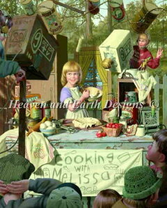 Bob Byerly �N���X�X�e�b�`�h���イ�`���[�g �yCooking With Melissa�z HAED �}�� Heaven And Earth Designs �㋉�� ���