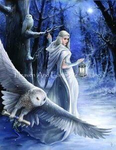 Anne Stokes NXXeb`hイ`[g HAED } yMini Midnight Messangerz Heaven And Earth Designs  A ㋉җl