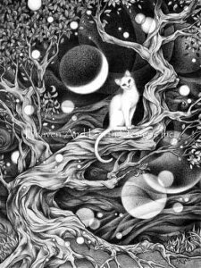 Sheila Rayyan NXXeb`hイ`[g HAED } ySupersized Cheshire Catz Heaven And Earth Designs  A ㋉җl