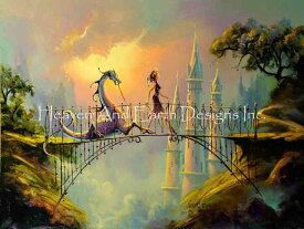 Vincent Fleming クロスステッチ刺しゅうチャート HAED 図案 【Captured Dragon】 Heaven And Earth Designs 難しい 上級者様向け