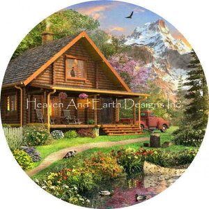 Dominic Davison NXXeb`hイ`[g HAED } yOrnament Log Cabin Homez Heaven And Earth Designs A ㋉  i Jg[  R AvXR