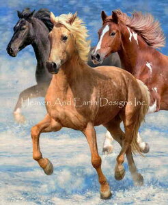 Greg Giordano NXXeb`hイ`[g HAED } ySnow Galloping Horsesz Heaven And Earth Designs A ㋉ CO n 