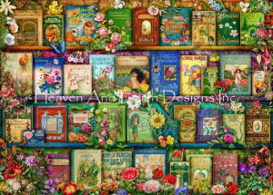 Aimee Stewart NXXeb`hイ`[g HAED } yVintage Summer Garden Book Shelf Max Colorsz Heaven And Earth Designs A ㋉  Ï {  