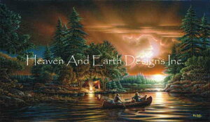 Terry Redlin �N���X�X�e�b�`�h���イ�`���[�g HAED �}�� �yEvening Rendezvous�z Heaven And Earth Designs ��� �㋉�� �� �J���b�N �X�� �X �L�����v