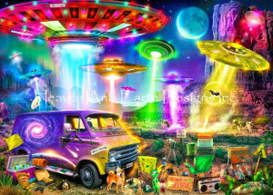 Aimee Stewart �N���X�X�e�b�`�h���イ�`���[�g HAED �}�� �yI Brake For UFOS�z Heaven And Earth Designs ��� �㋉�� UFO ���[�t�H�[ ���m�F���� ���m ���m�F������