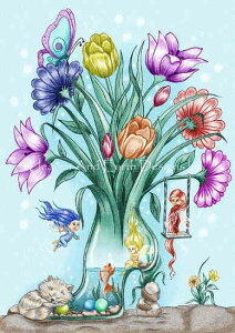 Jenoviya Art NXXeb`hイ`[g HAED } yMagical Vasez Heaven And Earth Designs  A ㋉җl ԕr  t[ ԑ d tFA[