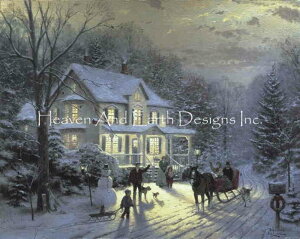 Thomas Kinkade NXXeb`hイ`[g HAED } yHome for the Holidays TKz Heaven And Earth Designs i NX}X iF