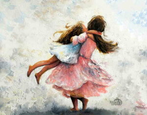 Vickie Wade �N���X�X�e�b�` �}�� �h���イ �`���[�g �y Two Sisters Twirling �z Heaven And Earth Designs �A�� �㋉�� �o�� �c�� ����