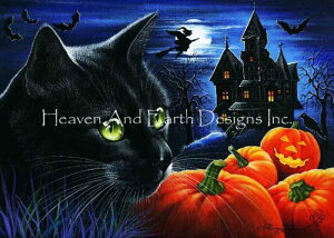 Irina Garmashova �N���X�X�e�b�` �}�� �h���イ �`���[�g �y Mini Magic Night �z Heaven And Earth Designs �㋉�� �n���E�B�� �n���E�B�[�� ����˂� ���L �l�R �L �˂� �L���b�g