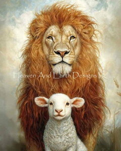 Dragon Muse �N���X�X�e�b�`�h���イ�`���[�g HAED �}�� �y Lion and Lamb �z Heaven And Earth Designs ��� �㋉�� �炢���� ���C�I�� ���q ���� �r �Ђ� �q�c�W �q�r