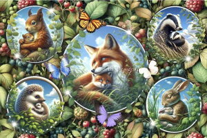 Malcolm Watson NXXeb` } hイ `[g y English Wildlife Huggables z Heaven And Earth Designs A ㋉   eq t@~[ X nlY~ 