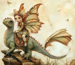 WhimsiTea クロスステッチ 図案 刺しゅう チャート 【 Fairymount 】 Heaven And Earth Designs 輸入 上級者 ドラゴン 龍 竜 フェアリー 妖精