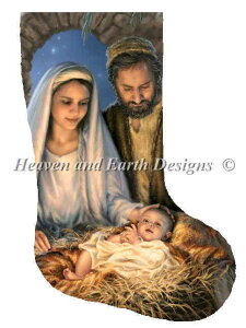 Heaven And Earth DesignsNXXeb` } hイ `[g Dona Gelsinger y Stocking Holy Family z A ㋉ NX}X NX}Xu[c NX}XXgbLO