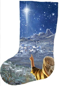 Heaven And Earth DesignsNXXeb` } hイ `[g Dona Gelsinger y Stocking Shepherds Keeping Watch z A ㋉ NX}X NX}Xu[c NX}XXgbLO