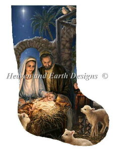 Heaven And Earth DesignsNXXeb` } hイ `[g Dona Gelsinger y Stocking The Nativity DG z A ㋉ NX}X NX}Xu[c NX}XXgbLO