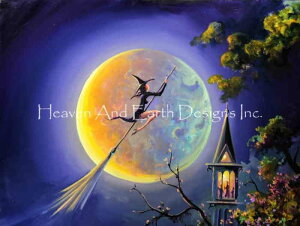 Heaven And Earth Designs NXXeb` } hイ `[g Vincent Fleming y Witch On Broom z A ㋉ 