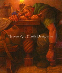 Scott Gustafson �N���X�X�e�b�` �}�� �h���イ �`���[�g Heaven And Earth Designs �y The Sleeping Giant �z �㋉�� ���l �d��