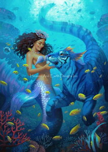 Yasu Art Studio NXXeb` } hイ `[g y Ocean Tiger z Heaven And Earth Designs CO A ㋉ C Ƃ g  ^CK[ }[Ch l