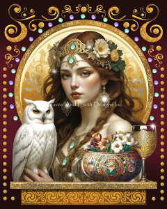 Heaven And Earth Designs / Malcolm Watson NXXeb` } hイ `[g y The Celtic Goddess of Owls z A ㋉  ӂ낤 tNE