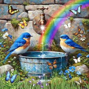 Malcolm Watson �N���X�X�e�b�` �}�� �h���イ �`���[�g �y Make a Wish �z Heaven And Earth Designs �㋉�� �Ƃ� �g�� �� ����