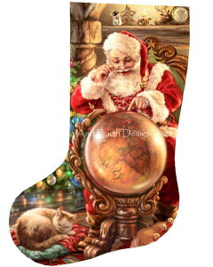 Dona Gelsinger �N���X�X�e�b�` �}�� �h���イ �`���[�g Heaven And Earth Designs �y Stocking Santas Joy Around The World �z �㋉�� �N���X�}�X ���� �N���X�}�X�u�[�c