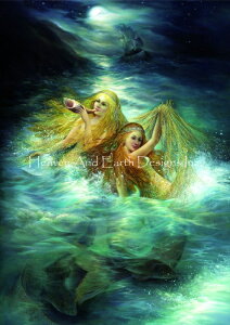 Nadia Strelkina �N���X�X�e�b�` �}�� �h���イ �`���[�g �y Mermaid NS �z Heaven And Earth Designs �A�� �㋉�� �}�[���C�h �l��